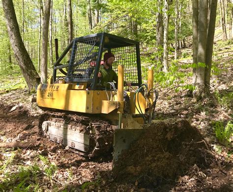 skid steer trail maker|trail building machine tools.